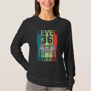 36. T-Shirt zum 36. Geburtstag des unverschlossene