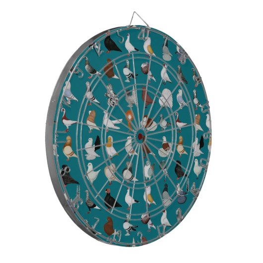 36 Taube Dartscheibe (Vorderseite Links)