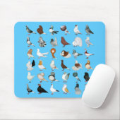 36 Taube Mousepad (Mit Mouse)