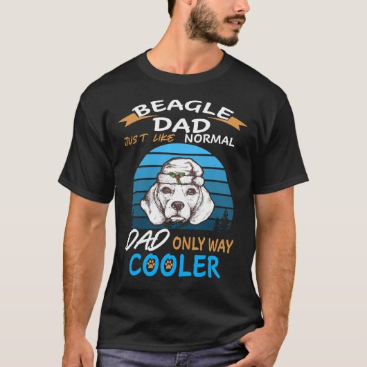 36 Vater Beagle Vater Cooler T-Shirt (Vorderseite)