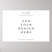 36"x24" Horizontaler Zeichendruck Poster (Vorne)