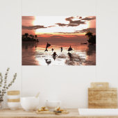 36"x24" Papierposter mit dem Bild "Frolic bei Sonn Poster (Küche)