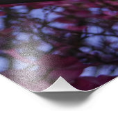 36"x24" Rosa Dogwood Fotodruck (Ecke)