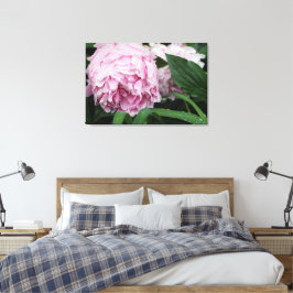36"x24" Rosa Peony Leinwanddruck