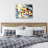 36"x28" Auf Leinwand Red Hot Ranch Wasserfarbe Pri (Insitu (Schlafzimmer))