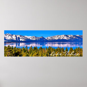36" X 12" LANDSCHAFTLICHER SEE TAHOE POSTER PREMIU