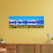 36 X 12 SCHÖNER SEE TAHOE WRAPPED CANVAS DRUCKEN LEINWANDDRUCK (Insitu (Wohnzimmer))