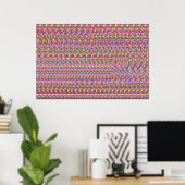 36" x 24" "Billardhaie" 3D-Poster von Magic Eye® Poster (Heimbüro)
