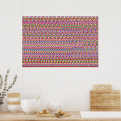 36" x 24" "Billardhaie" 3D-Poster von Magic Eye® Poster (Küche)