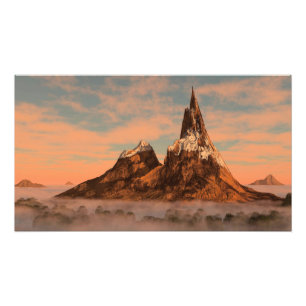 36" x 24" Blatt Poster mit "Teufelsvortrag" Bild