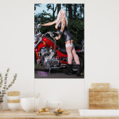 36" x 24" Chrissy Kätzchen stehen bei mir Poster (Küche)