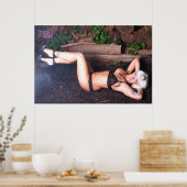 36" x 24" Chrissy Kittens Heelse und Logs Poster (Küche)