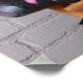 36" x 24" Chrissy Kittens Say Cheese Poster (Ecke)