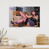 36" x 24" Chrissy Kittens Say Cheese Poster (Küche)