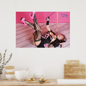 36" x 24" Chrissy Kittens The Kitten Waves Hi! Poster (Küche)