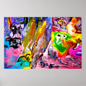 36" x 24" FARBBIL KALEIDOSKOPE MATTE ART POSTER (Vorne)