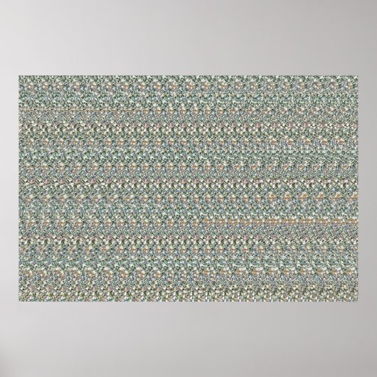 36" x 24" "Financial Vision" 3D Magic Eye® Poster (Vorne)