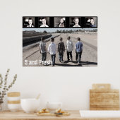 36" x 24" Fünf und frisches Poster-Walking Poster (Küche)