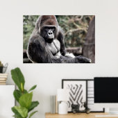 36 X 24 GORILLA PREMIUM LEINWAND GLOSS POSTER (Heimbüro)