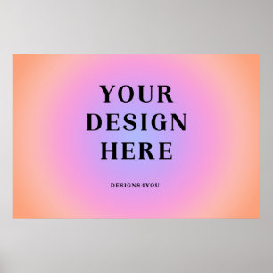 36 x 24 Horizontale gedruckte Kunst Poster