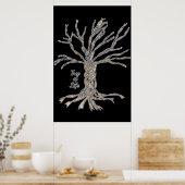 36 " x 24" Poster, schwarz Poster (Küche)