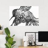 36" x 24", Value Poster Paper (Matte) (Heimbüro)