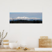 36X12 olympische Bergkette Poster (Küche)