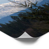 36X12 olympische Bergkette Poster (Ecke)