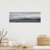 36X12 olympische Bergkette Poster (Küche)