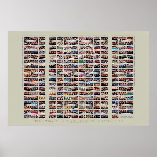 36x24 No Evil Project im Poster des Theaters von H (Vorne)