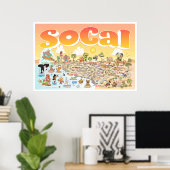 36X24 SoCal Sunset Poster (Heimbüro)