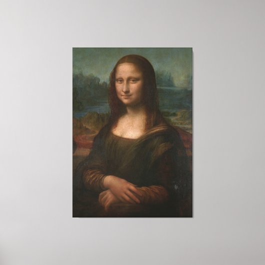 36x48 Mona Lisa Canvas Print Leinwanddruck (Vorderseite)