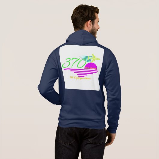 370 HOODIE (Schwarz voll)