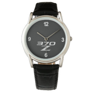 370Z Herren Uhr - Kohlenstofffaser Digital Hinterg