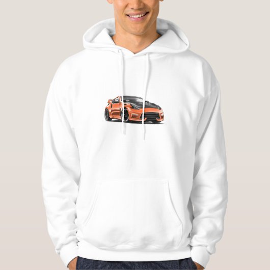 370z Zeichnung Hoodie (Vorderseite)
