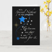 3729 Neffe-Abschluss-Stern Karte (Gelbe Blume)