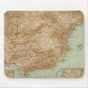 3738 Spanien, Portugal Mousepad