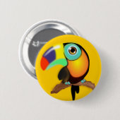 3742-tucan-colombiano-vektor FARBE TROPICAL CAR Button (Vorne & Hinten)