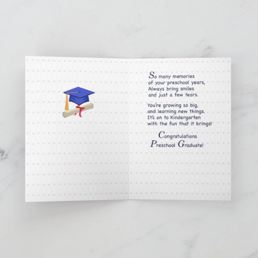 3746 Vorschule-Abschluss Karte (Innenseite)