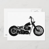 374 Chopper Bike Postkarte (Vorne/Hinten)