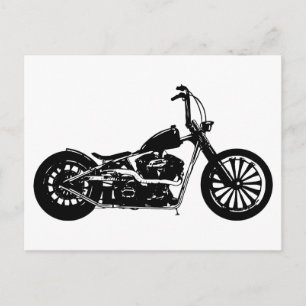 374 Chopper Bike Postkarte