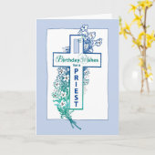 3772 Priester Geburtstag Kreuzungen Blume Karte (Gelbe Blume)