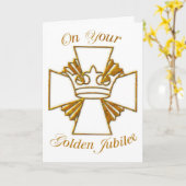 3773 Goldenes Jubiläum des religiösen Lebens Karte (Gelbe Blume)