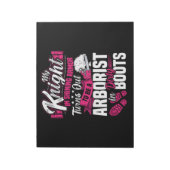 37.Arborist for a Tree Trimmer Notizblock (Rotiert)