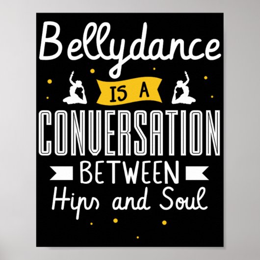 37.Bellydance ist eine Konturation zwischen Hüften Poster (Vorne)