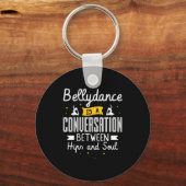 37.Bellydance ist eine Konturation zwischen Hüften Schlüsselanhänger (Vorderseite)