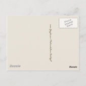 37 Cowgirl Vintag Postcard Reproduction Postkarte (Rückseite)