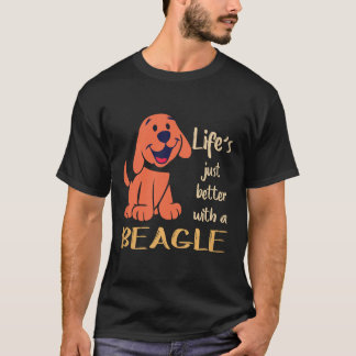 37 Das Leben ist einfach besser mit einem Beagle T-Shirt
