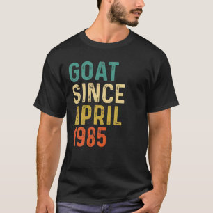 37. Geburtstag 37 Jahre alte Ziege seit April 1985 T-Shirt