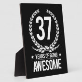 37. Geburtstag (37 Jahre Phantastisch) Fotoplatte (Seite)